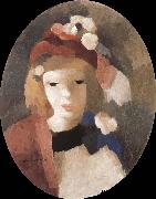 Bust of younger female Marie Laurencin